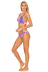 Luli Fama Pink Lagoon Low rise bikini bottom